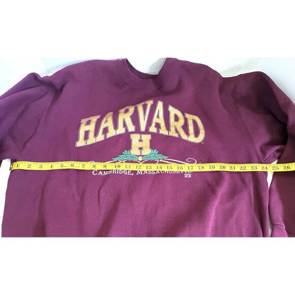 Harvard University Sweatshirt Vintage 90s 20/20 Sport Men’s XL - Picture 7 of 11